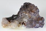 Purple Edge Fluorite Crystal Cluster - China #182800-1